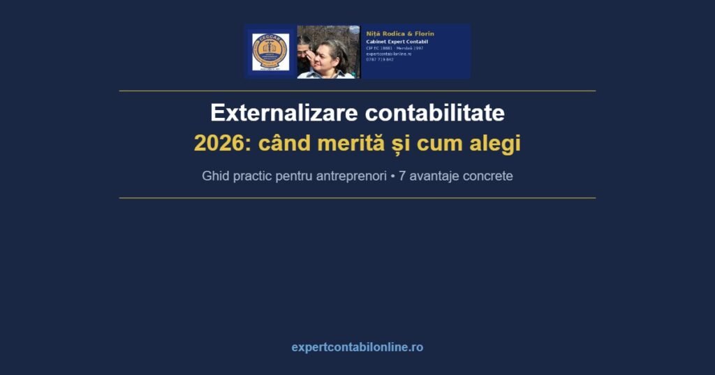 Externalizare contabilitate 2026 - ghid practic pentru antreprenori